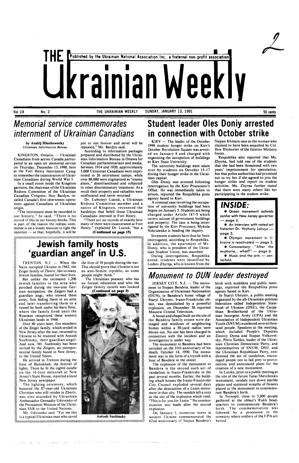 The Ukrainian Weekly 1991