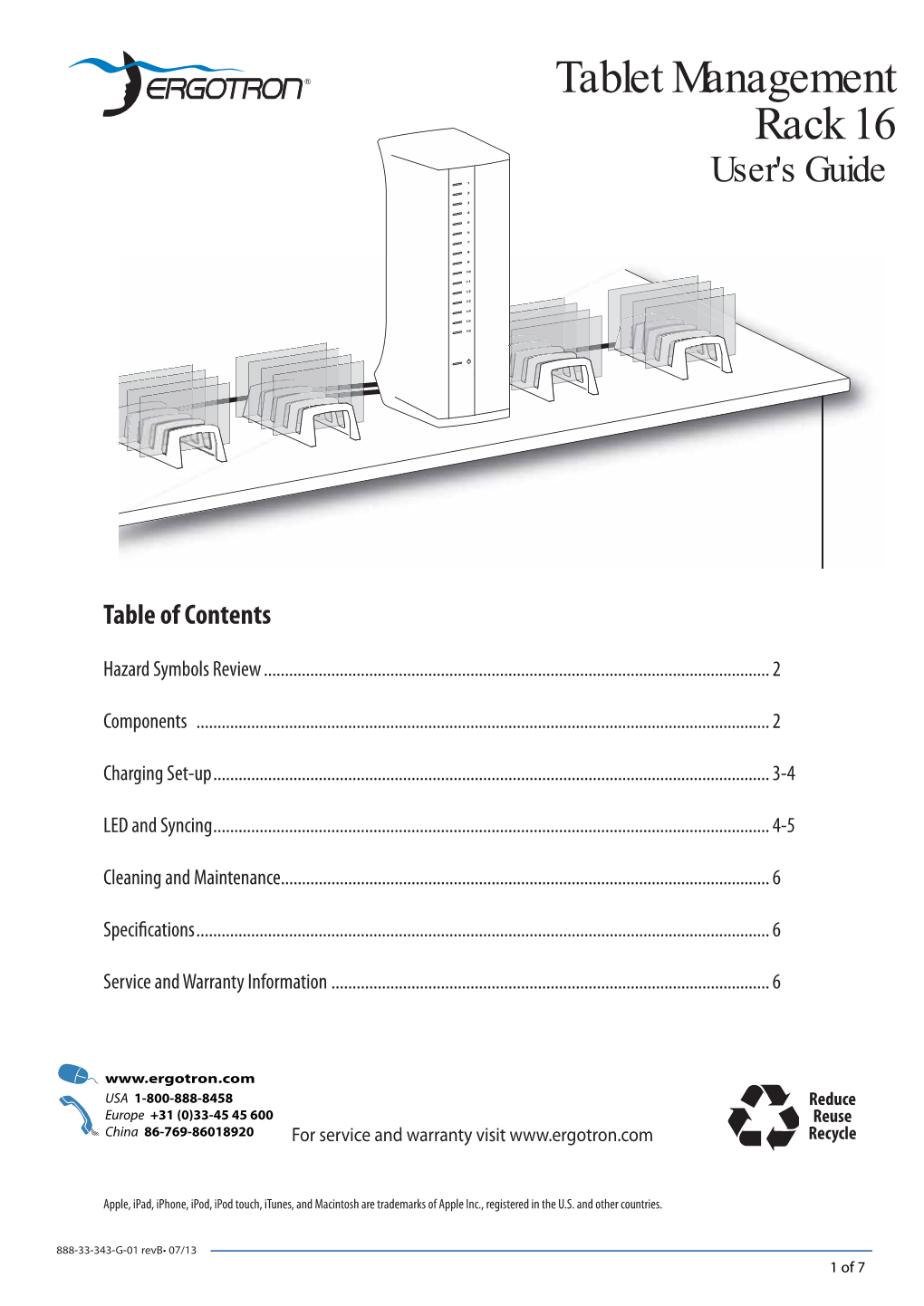 Tablet Management Rack 16 User's Guide