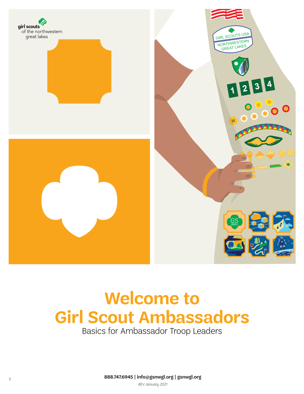 2021 Welcome to Girl Scout Ambassadors