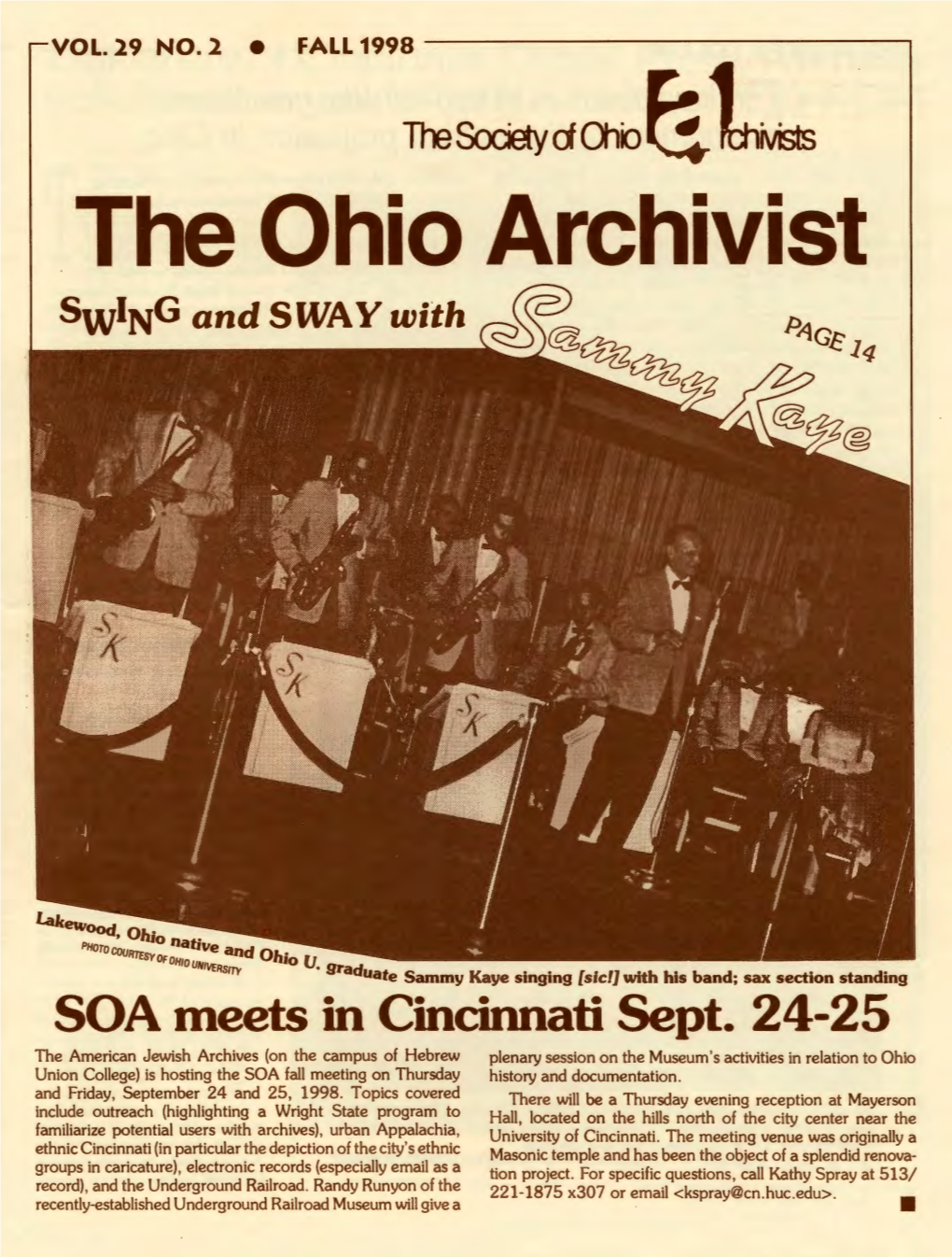 The Ohio Archivist