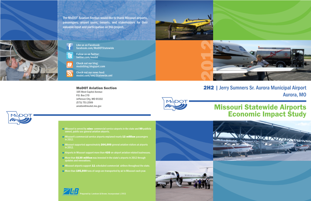 Missouri Statewide Airports Economic Impact Study