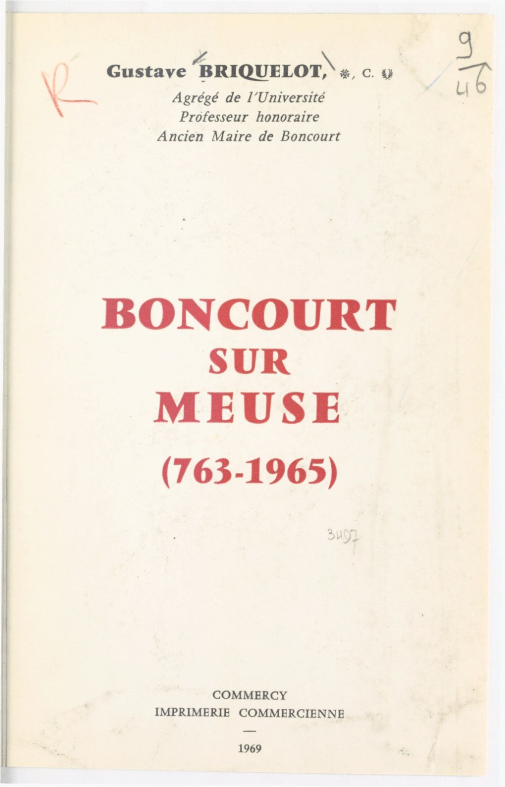 Boncourt-Sur-Meuse. 763-1965
