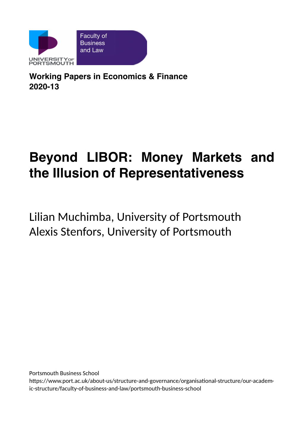 Beyond LIBOR: Money Markets and the Illusion of Representativeness