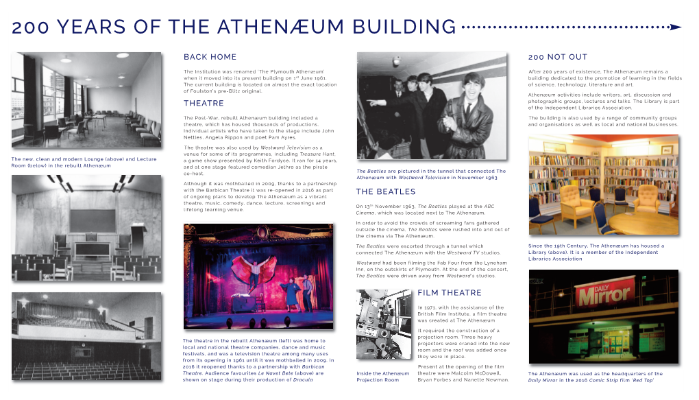 200 Years of the Athenæum Building