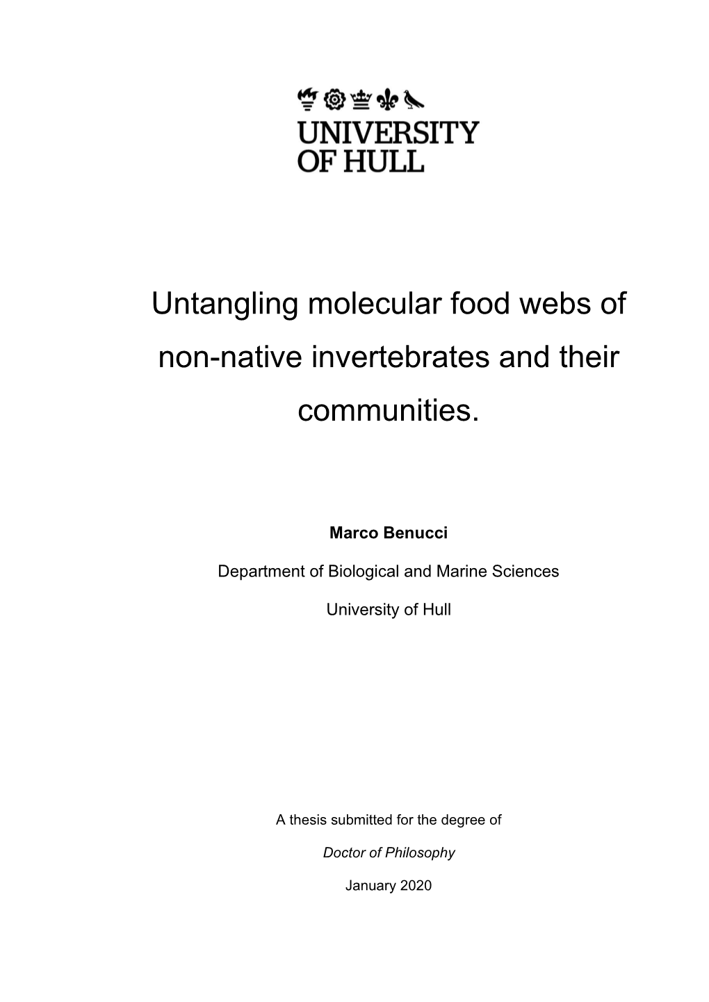 Untangling Molecular Food Webs of Non-Native Invertebrates and Their Communities