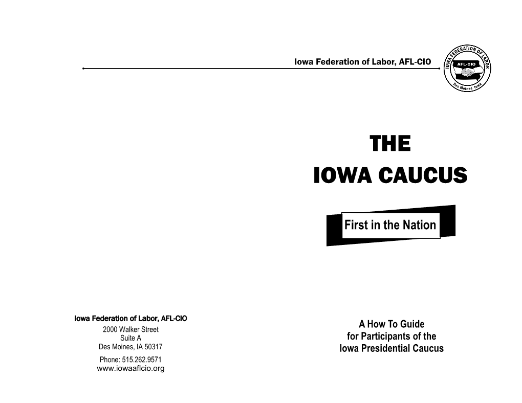 The Iowa Caucus