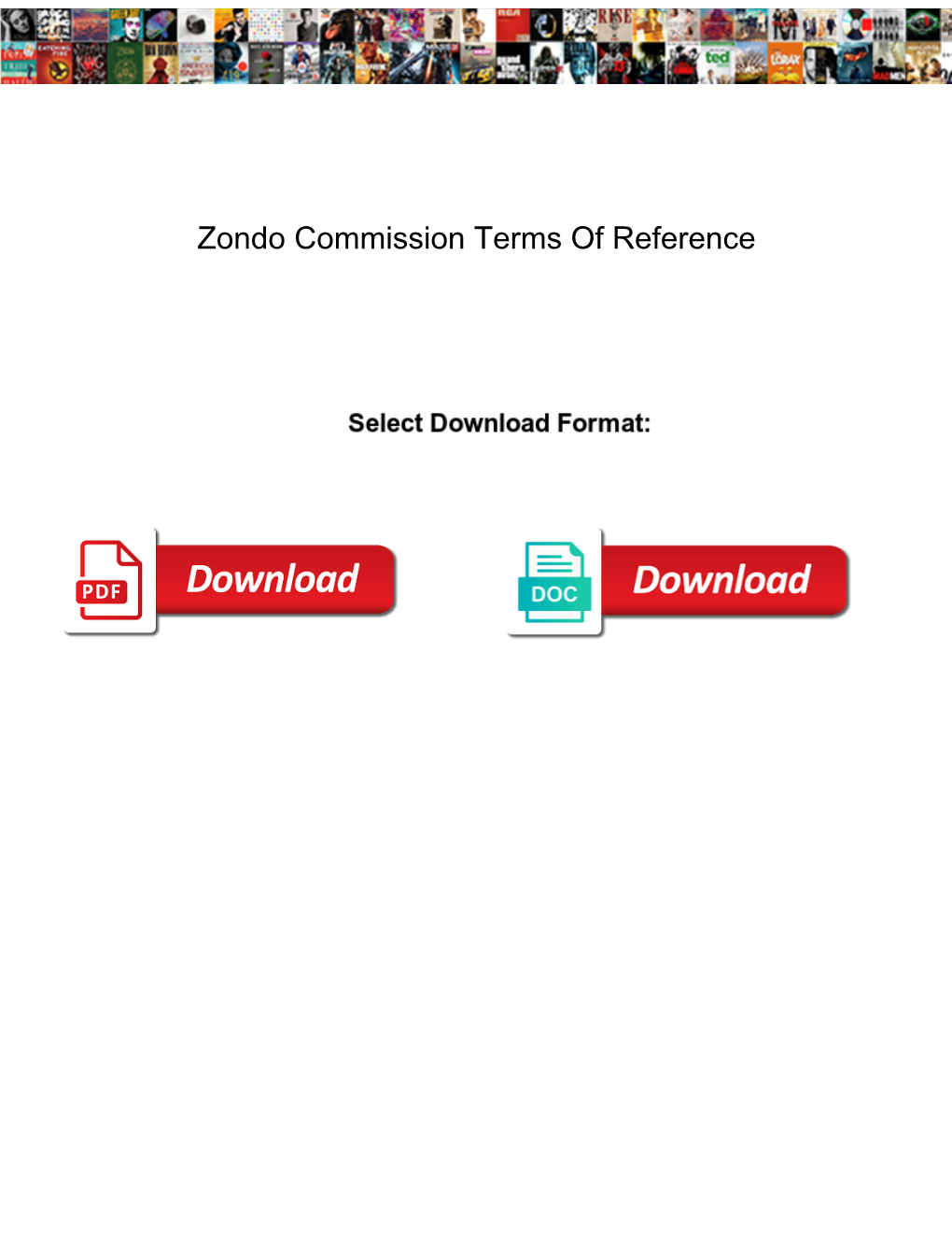 Zondo Commission Terms of Reference