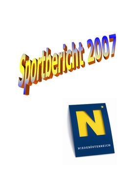 Bericht 2007 Des ASVÖ-Niederösterreich