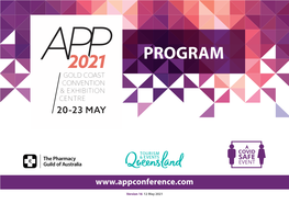 APP 2021 Conference Program
