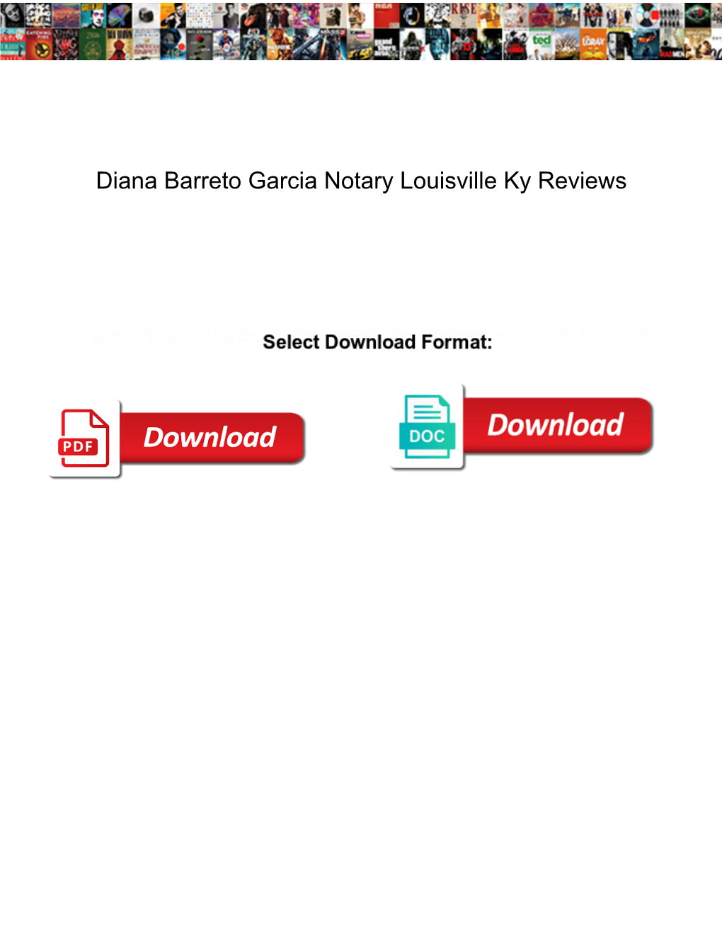Diana Barreto Garcia Notary Louisville Ky Reviews