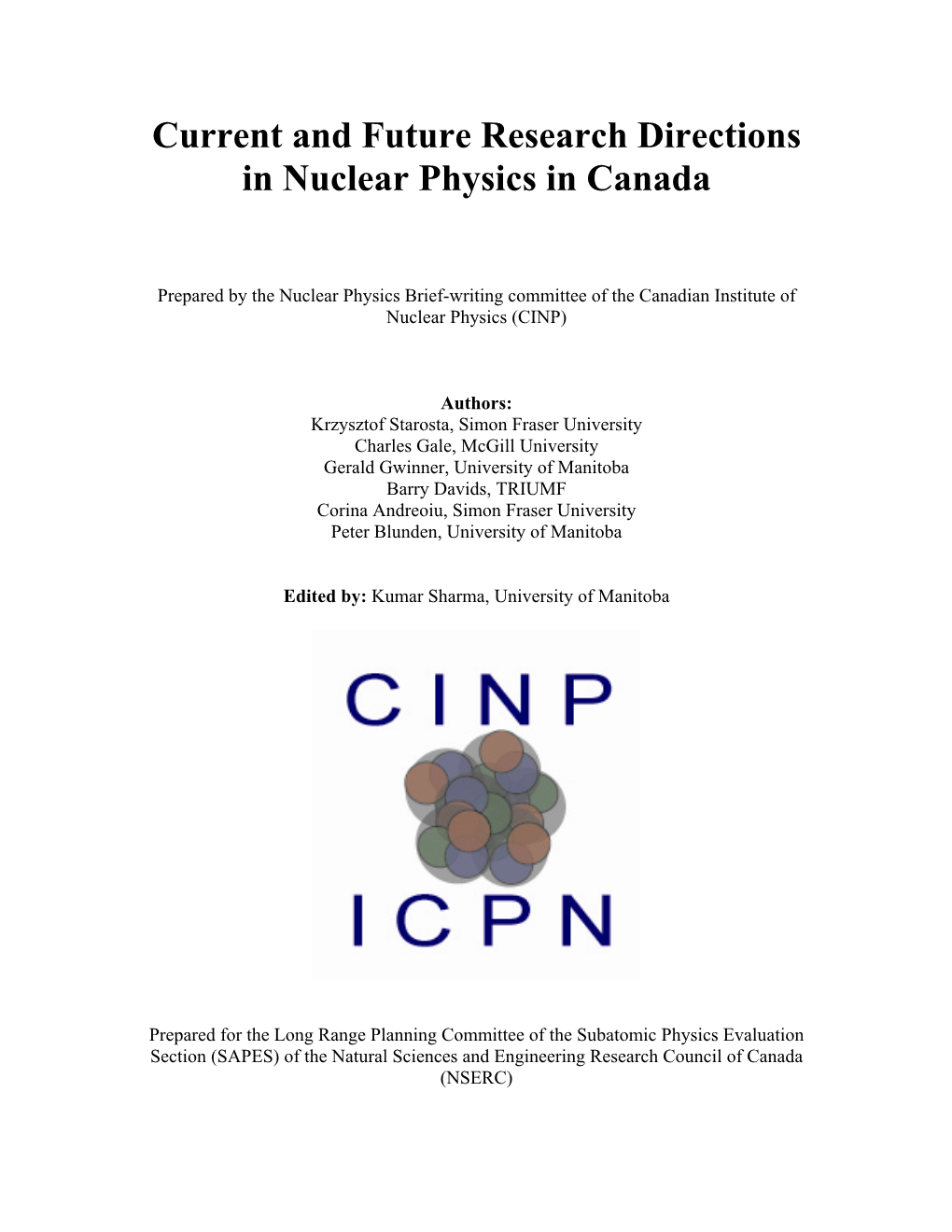 CINP LRP Brief 2010