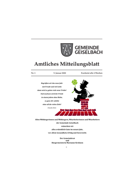 Amtliches Mitteilungsblatt