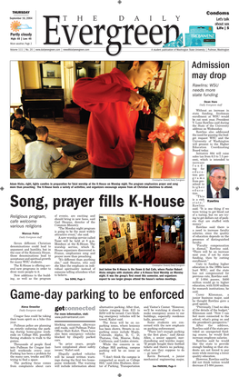 Song, Prayer Fills K-House Said