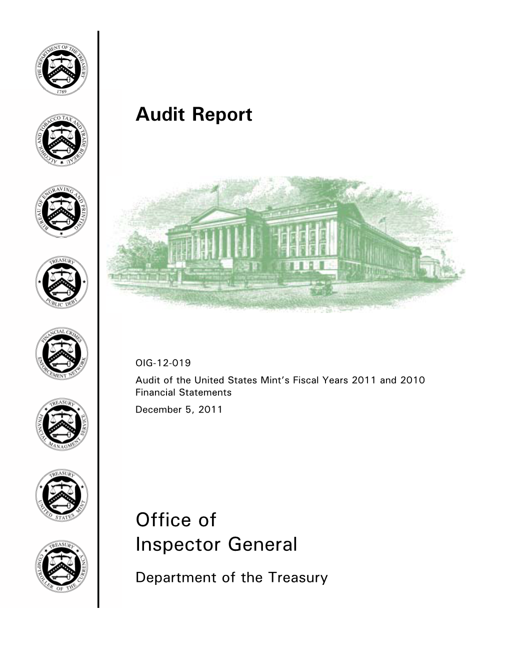 2011 Annual Report, See the Mint’S Website