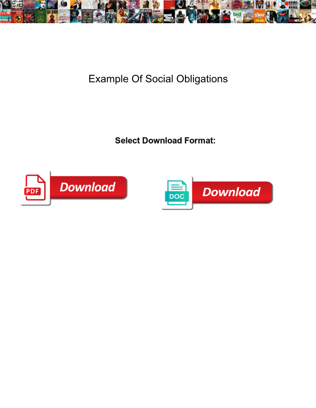 example-of-social-obligations-docslib