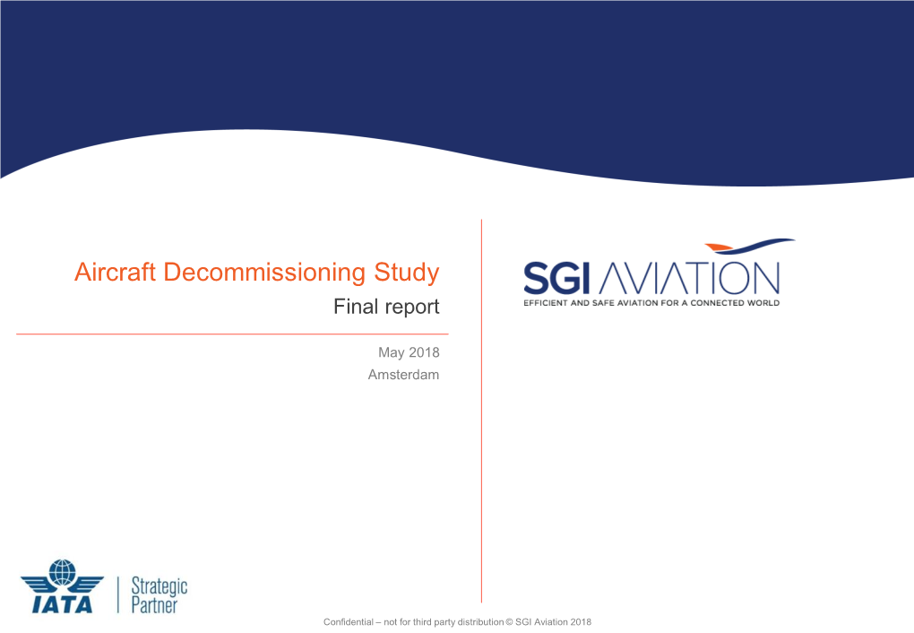 Aircraft Decommissioning Study Final Report
