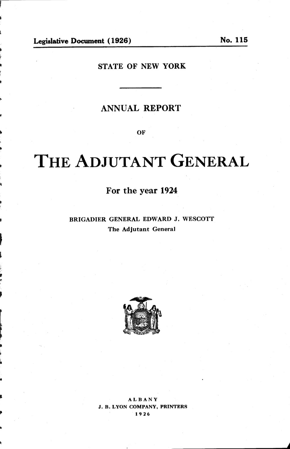 The Adjutant General