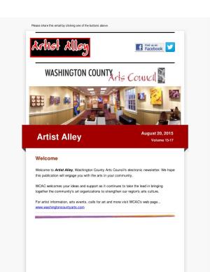 Artist Alley Volume 15-17