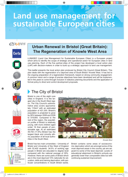 Land Use Management for Sustainable European Cities