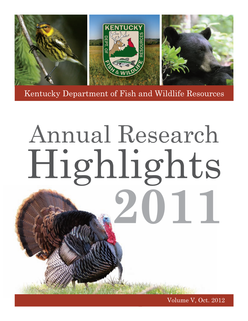 KDFWR Annual Research Highlights 2011