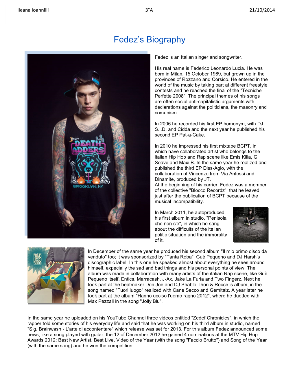 Fedez's Biography