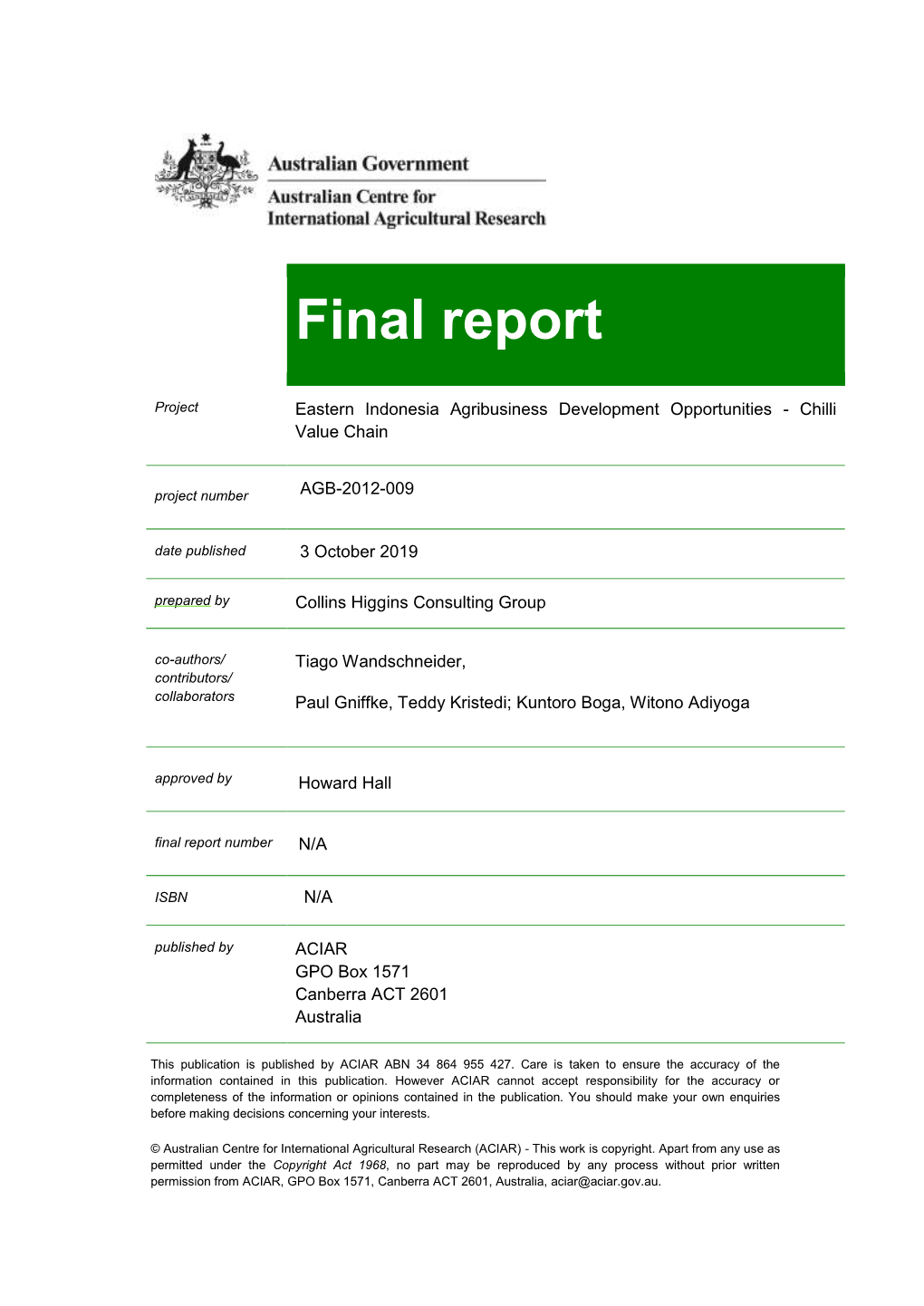 Final Report