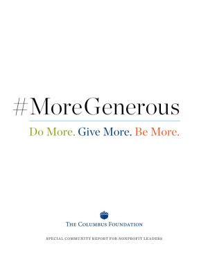 Moregenerous Do More