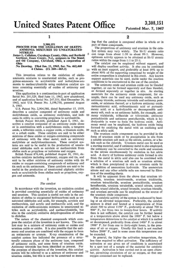 United States Patent Office Patented Mar