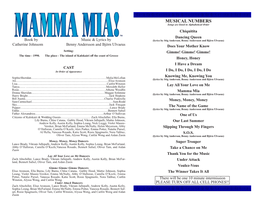 Mamma Mia Program