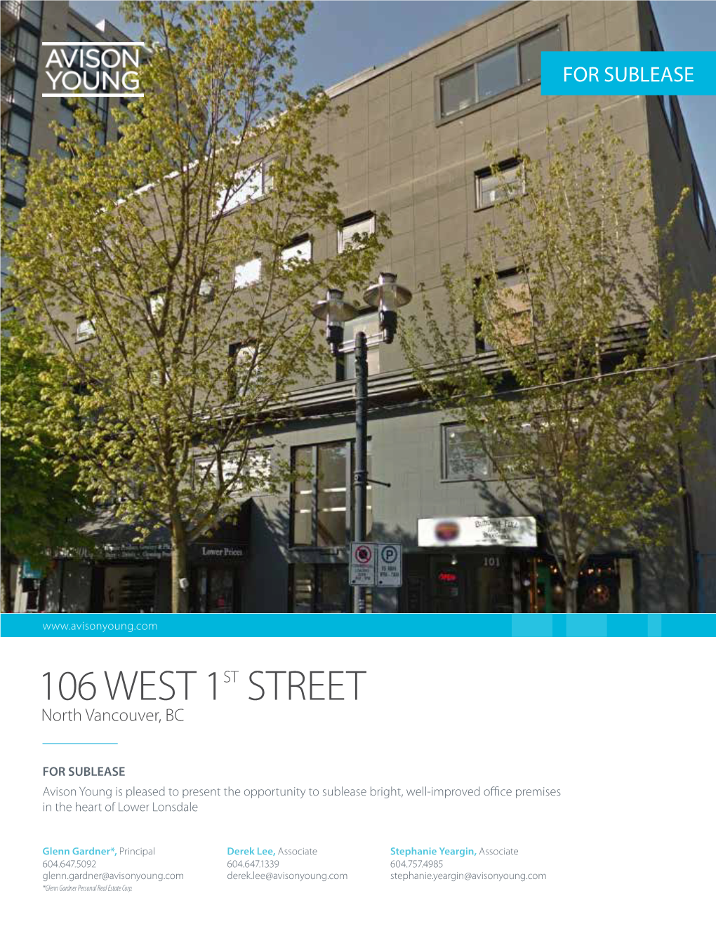 106 WEST 1ST STREET North Vancouver, BC