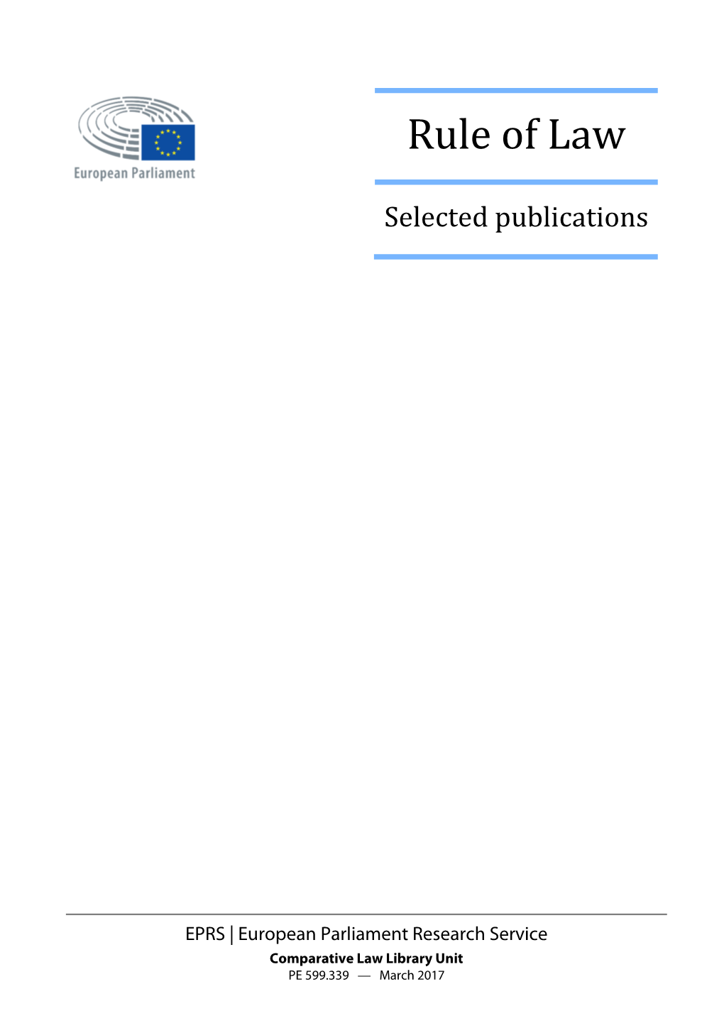 Rule of Law: Selected Publications