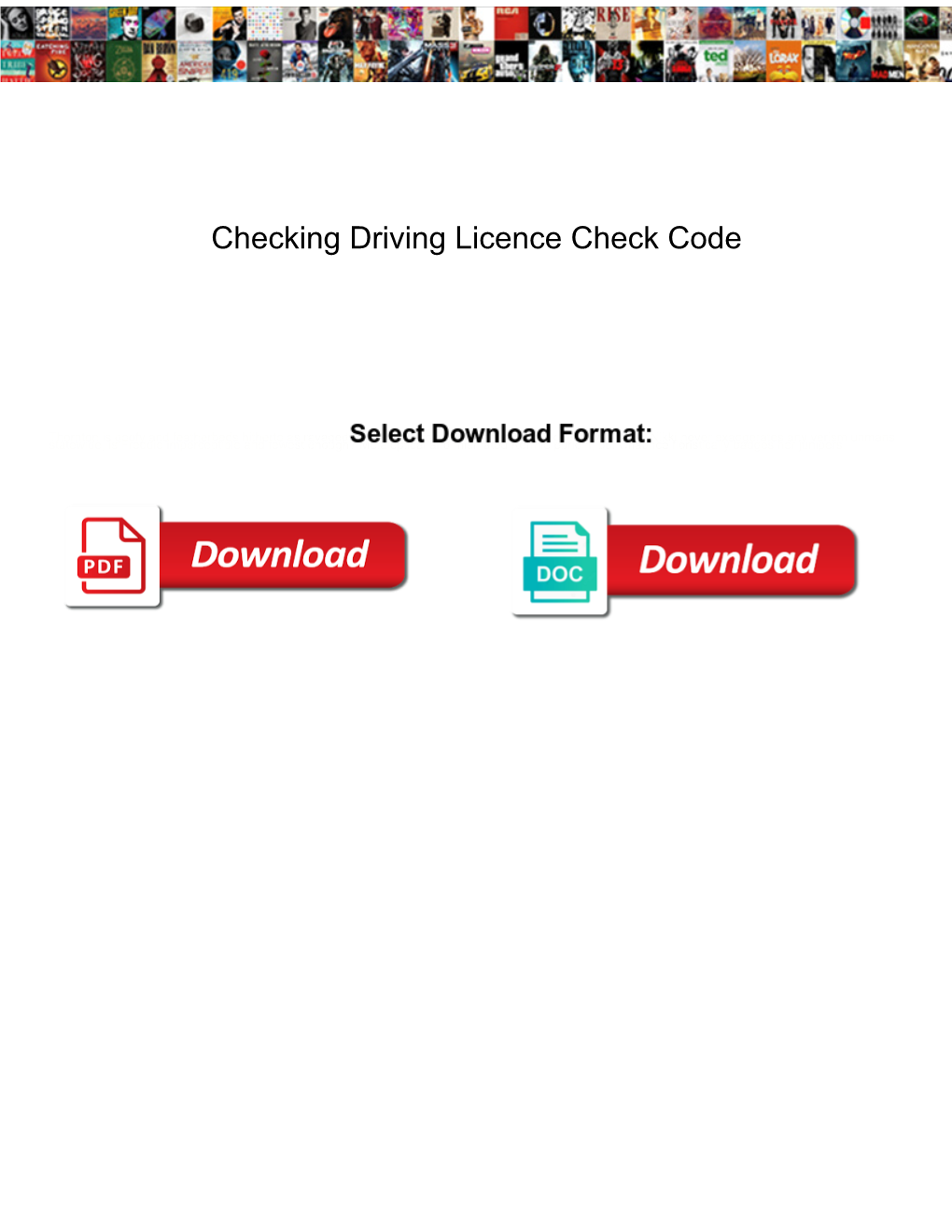 Checking Driving Licence Check Code
