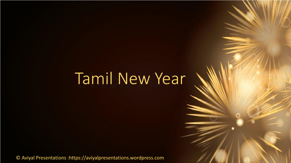 Tamil New Year