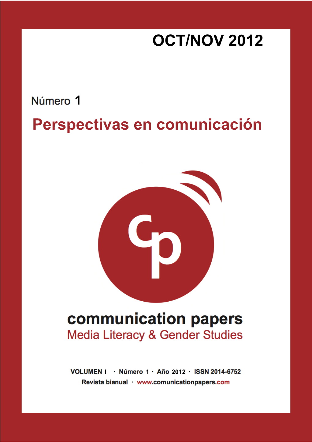 Perspectivas En Comunicación OCT/NOV 2012