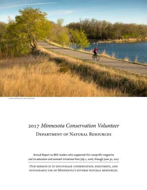 2017 Minnesota Conservation Volunteer Annual Report