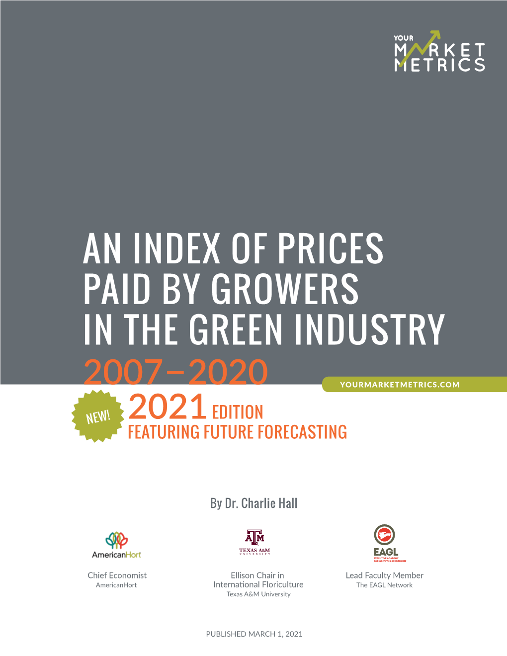 Index of Prices Paid by Growers in the Green Industry 2007–2020