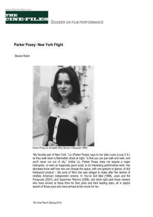 Parker Posey: New York Flight