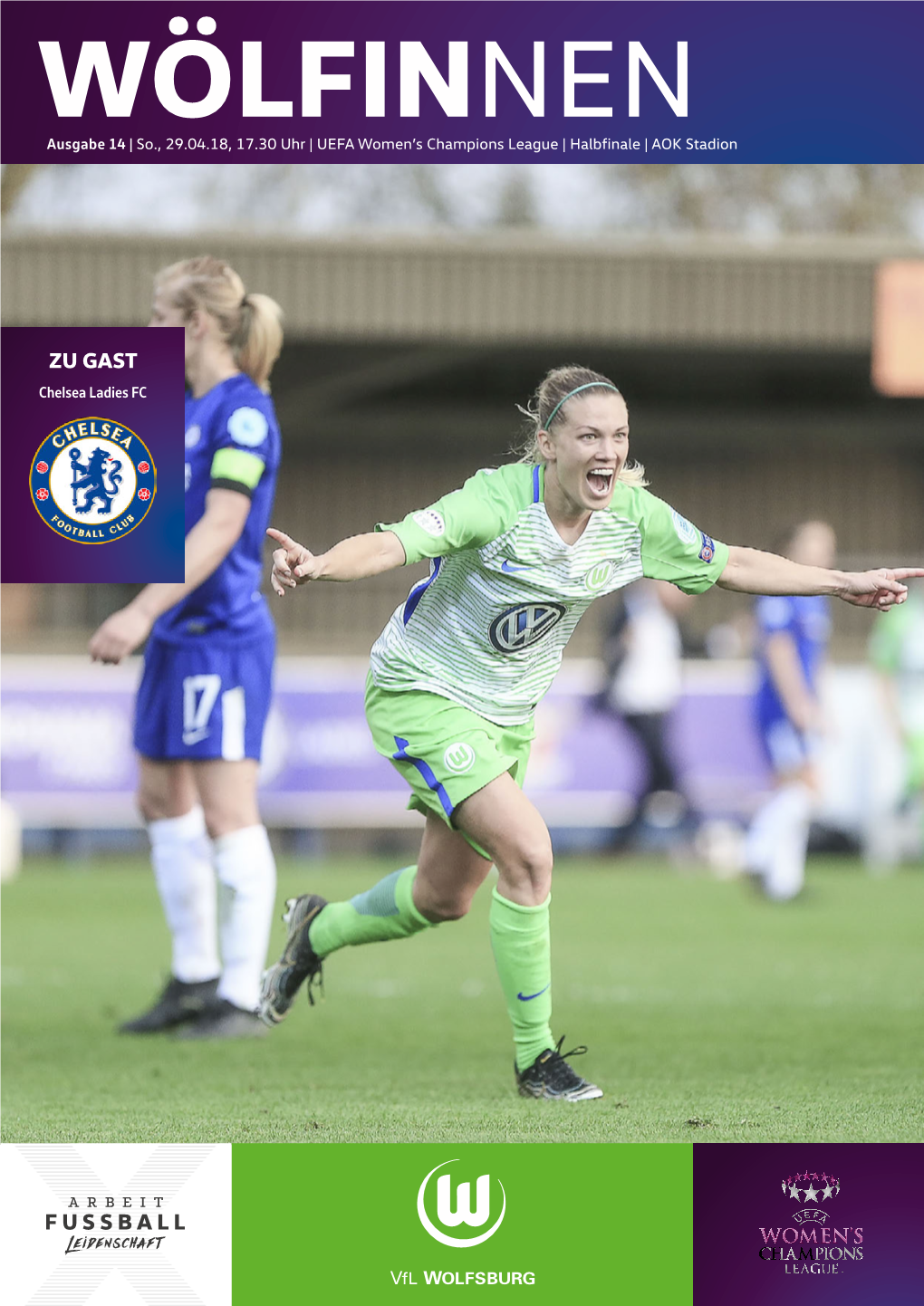 ZU GAST Chelsea Ladies FC PARTNER DES VFL FRAUENFUSSBALL SAISON 2017/2018