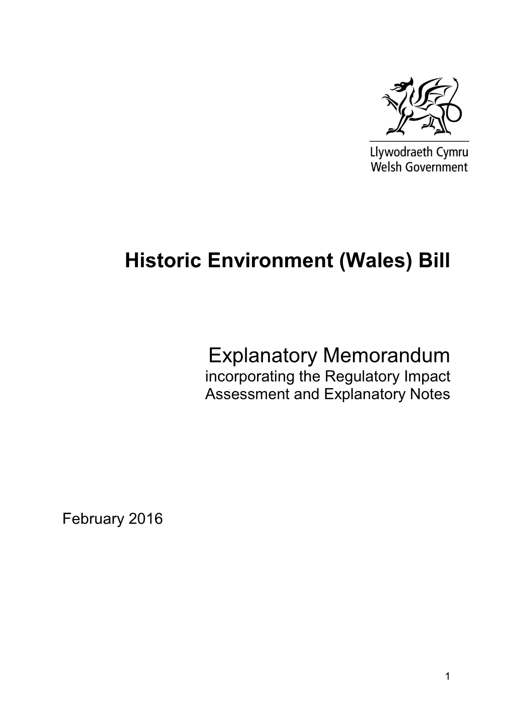 Historic Environment (Wales) Bill