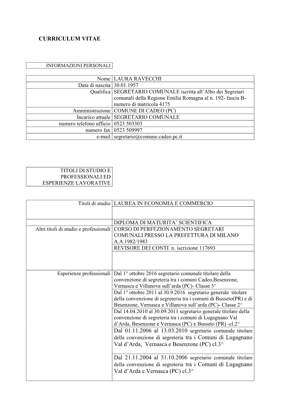 CV Segretario RAVECCHI LAURA.Pdf