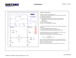 Crystals Load Capacitance Calculation And