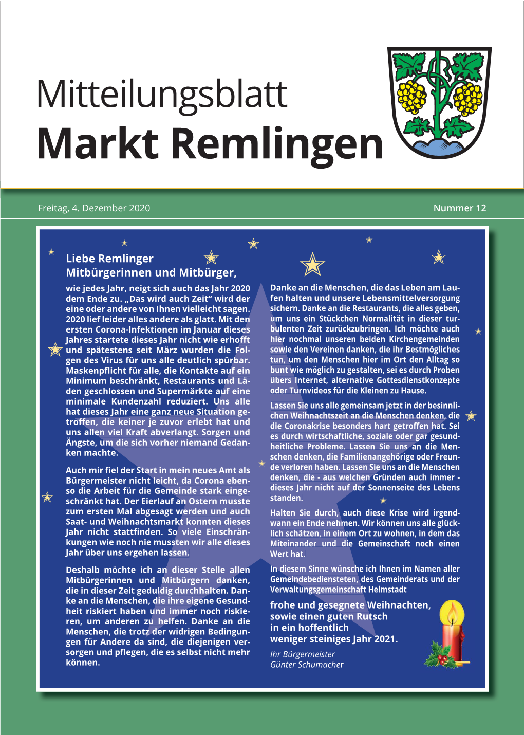 Mitteilungsblatt Markt Remlingen