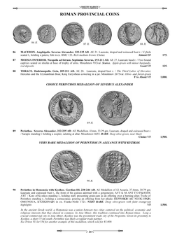 Roman Provincial Coins