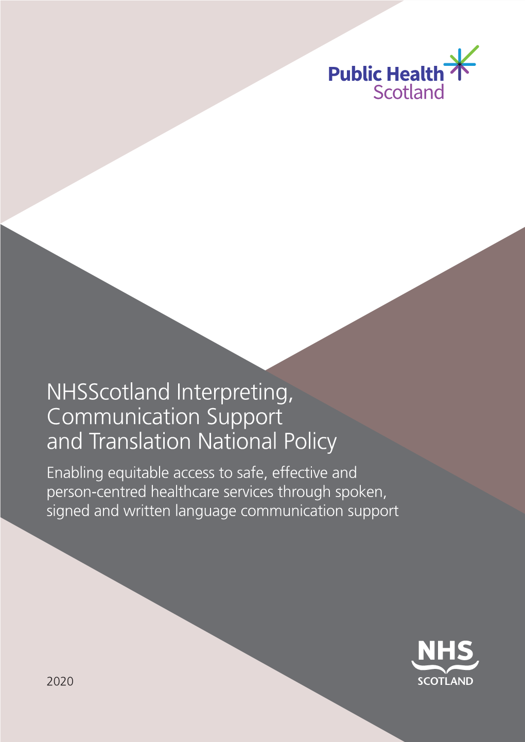 Interpreting, Communication Support and Translation National Policy