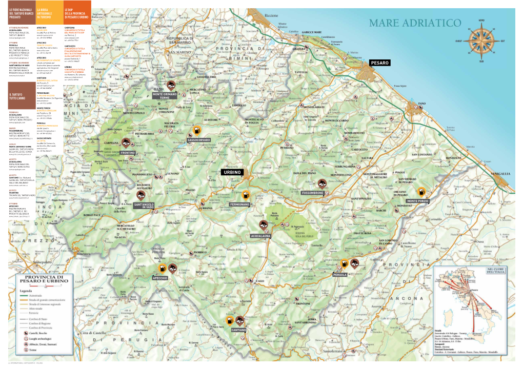 Mappa Del Tartufo E Della Birra