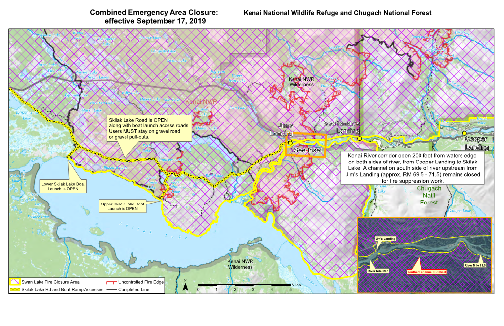 Combined Emergency Area Closure: Effective September 17