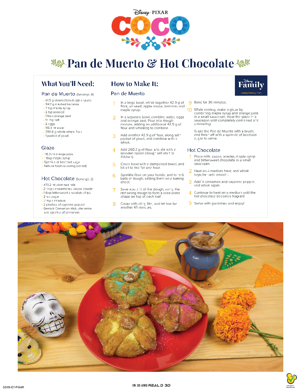 COCO Pan De Muerto Recipe