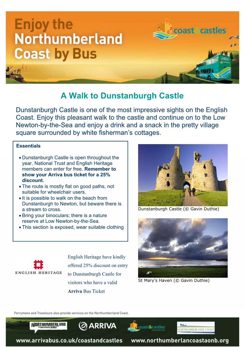 A Walk to Dunstanburgh Castle