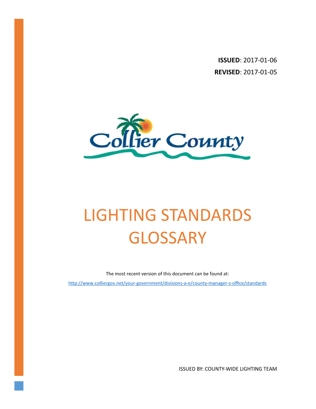 Lighting Standards Glossary