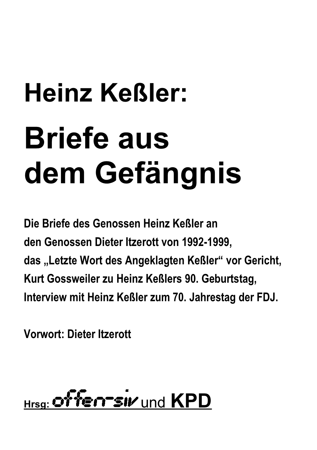 Briefe Aus Dem Gefängnis